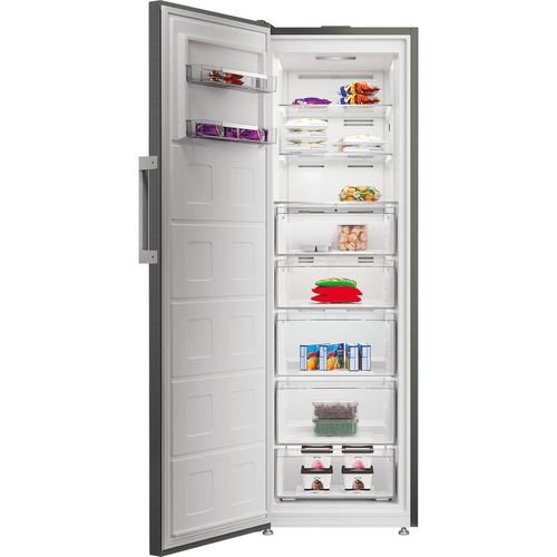 Hotpoint Hpmff 6312 XBR4UK 186cm Upright Freezer - Inox - E Rated, Stainless Steel - image 4