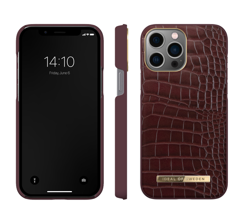 iDeal of Sweden Atelier Case iPhone 12PM/13PM Scarlet Croco – image 2
