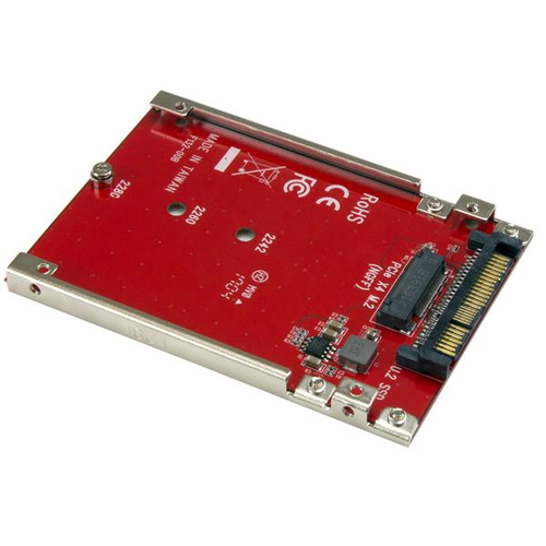 StarTech.com M.2 to U.2 Adapter - For M.2 PCIe NVMe SSDs - PCIe M.2 Drive to U.2 (SFF-8639) Host Adapter - M2 SSD Converter (U2M2E125) Interfaceadapter – billede 2