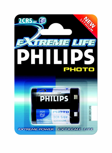 Philips 2CR5/01B majapidamispatarei Laaditav patarei Liitium