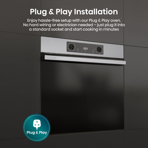 Hisense Hi2 BI622AXPGUK Built In Electric Single Oven - Stainless Steel - A Rated, Stainless Steel - image 6