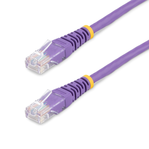 6FT PURPLE MOLDED CAT5E UTP PATCH CABLE