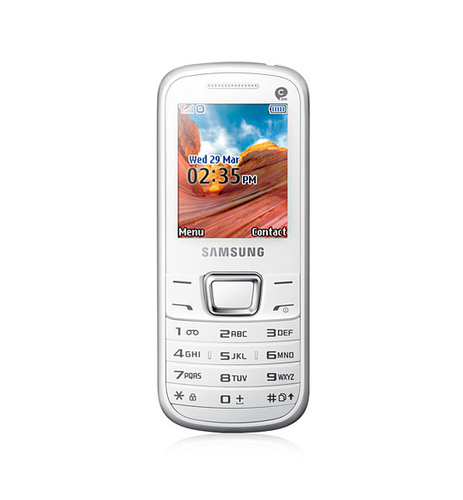 Samsung E2250 5.08 cm (2") 79 g White