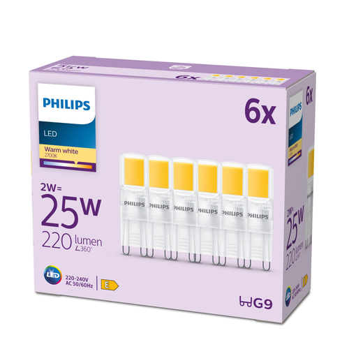 Philips 8719514451117 LED лампа Теплый белый 2700 K 2 W G9 E