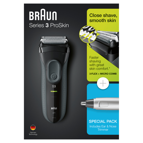 Braun Series 3 81640344 men's shaver Foil shaver Trimmer Black