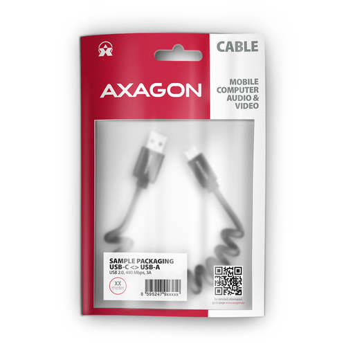 AXAGON BUCM-AM10TB - USB-C-Kabel - USB-C auf USB – Foto 8 von 8