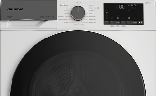 Grundig GT76824EW 8kg ExpressDry Tumble Dryer with Hybrid Drying Technology – image 4