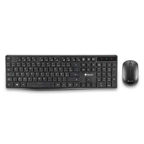NGS ALLUREKITFRENCH keyboard Mouse included RF Wireless QWERTY Black