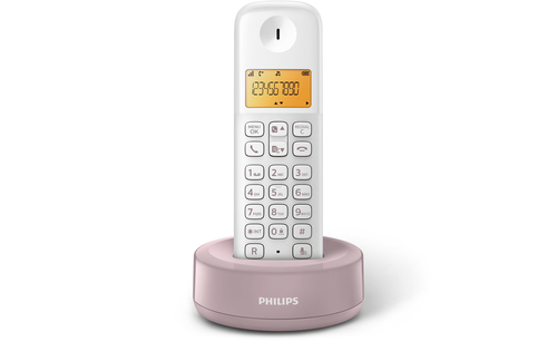 Philips D1301WV/FR telephone DECT telephone Caller ID Pink, White – image 2