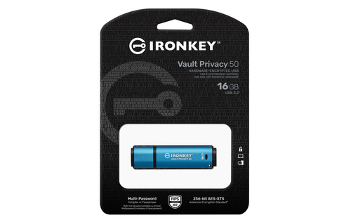 Kingston IronKey Vault Privacy 50 USB Flash Drive Xts Aes Encrypted 16GB - image 3