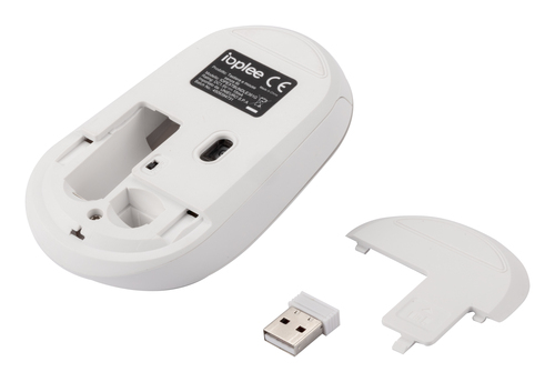 IOPLEE 361G keyboard Mouse included Universal RF Wireless QWERTY White – image 7