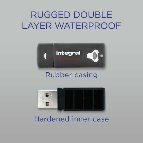 Integral 8GB 3PK HARDWARE ENCRYPTED USB 3.0 DRIVE SECURE PASSWORD 256 AES FIPS 197 CRYPTO – image 6