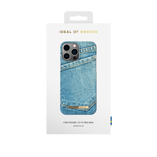 iDeal of Sweden Printed Case iPhone 12PM/13PM Denim Bliss