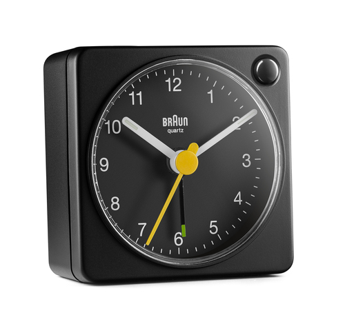 Braun BC02XB vækkeur Quartz alarmur Sort