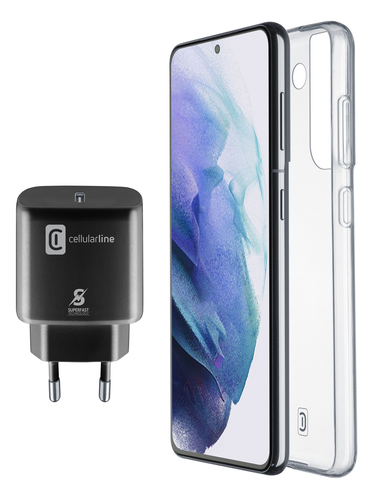 Cellularline CHARGE & PROTECT KIT - Samsung - S22 – image 1