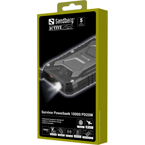 Sandberg Survivor Powerbank 10000 PD20W – image 8