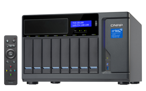 QNAP TVS-882BR-i5-16G 16TB 8x2TB Seagate IronWolf 8 Bay NAS Desktop – image 3