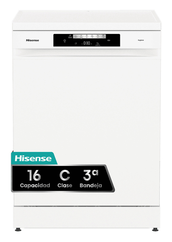 Hisense HS643C90W dishwasher Freestanding 16 place settings