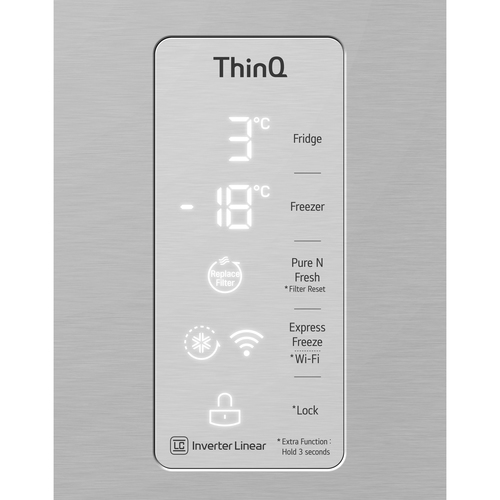 LG GMB844PZ4E side-by-side refrigerator Freestanding – image 3