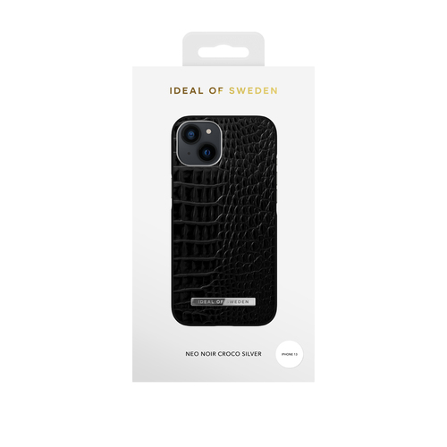 iDeal of Sweden Atelier Case iPhone 13 NeoNoirCrocSilvr – image 2