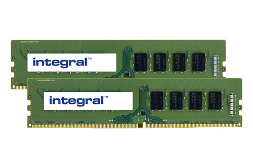 Integral 16GB (2X8GB) PC RAM MODULE KIT DDR4 2400MHZ PC4-19200 UNBUFFERED NON-ECC