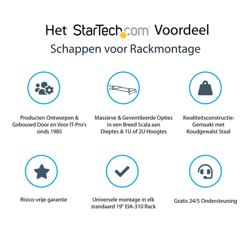 StarTech.com CABSHELFV1U - Rackplank, afbeelding 4