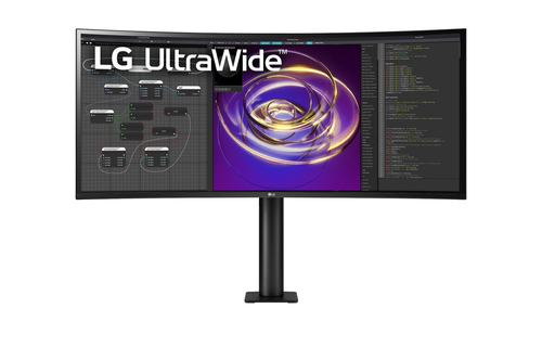 LG 34WP88C-B монитор для ПК 86,4 cm (34") 3440 x 1440 пикселей UltraWide Quad HD LED Черный