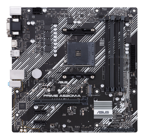 Asus Prime A520M-A II/Csm Amd A520 Socket AM4 Micro-Atx Motherboard - image 2