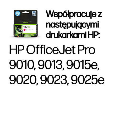 HP Inc. Wkład do drukarki atramentowej 963XL Magenta 3JA28AE