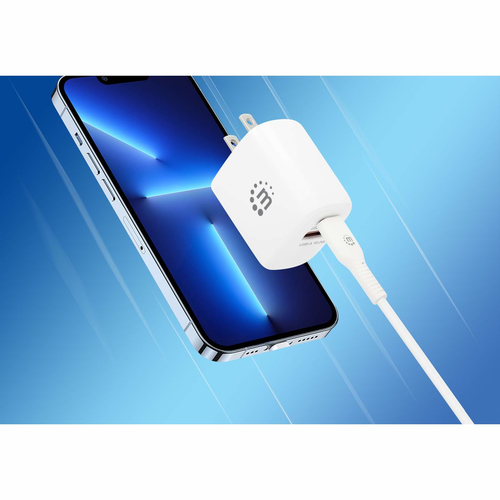 Manhattan 406291 adaptador e inversor de corriente Interior 20 W Blanco imagen 8