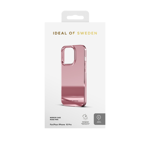 iDeal of Sweden Mirror Case MagSafe iPhone 15 Pro Mirror Rose Pink – image 4