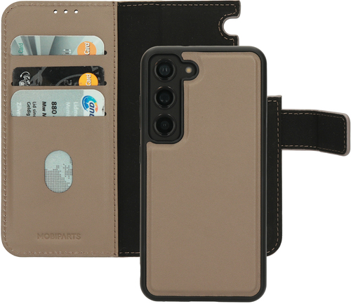 Mobiparts Leather 2 in 1 Wallet Case Samsung Galaxy S23 (Galaxy S23) Beige