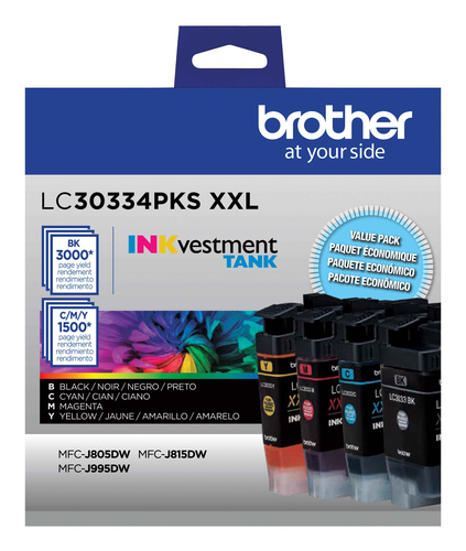 Brother LC30334PKS ink cartridge 4 pc(s) Original Extra (Super) High Yield Black, Cyan, Magenta, Yellow – image 2