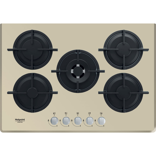 Hotpoint HAGD 72S/CH Цвет шампанского Встроенный 73 cm Газовый 5 зона(ы)