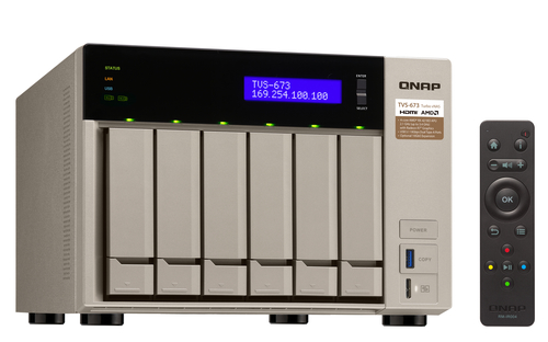 QNAP TVS-673 NAS Tower AMD Embedded R-Series SoC RX-421BD – image 2