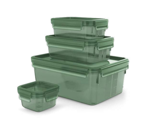 EMSA N1170600 food storage container Rectangular Box Green 4 pc(s)