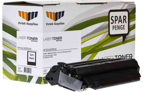 MM Black Laser Toner - HP 51X (Q7551X) - For HP LaserJet – image 2