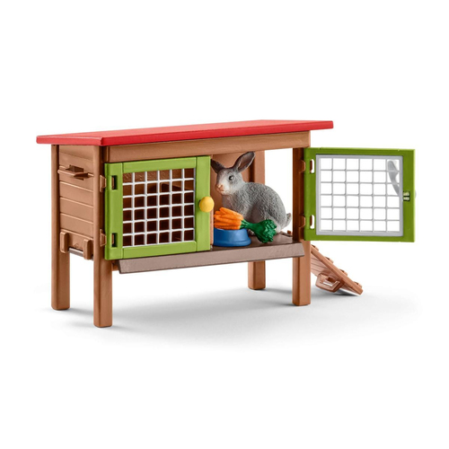 Schleich Farm World - Konijnenhok speelfiguur, afbeelding 5