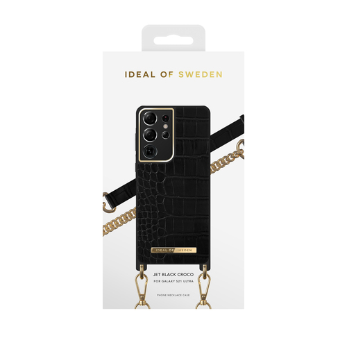 iDeal of Sweden Necklace Case Galaxy S21 Ultra Jet Black Croco – image 2