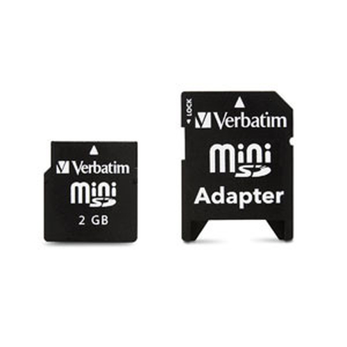 Verbatim miniSD™ Card, Adapter - 2GB