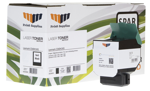 MM Black Laser Toner - Lexmark C540H1KG - For Lexmark C 540 / 543 / 544 / 546 / X 543 / 544 / 546 / 548 – image 1