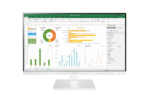 LG 24BN650Y-W монитор для ПК 60,5 cm (23.8") 1920 x 1080 пикселей Full HD LED Белый
