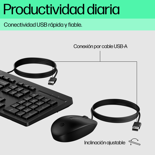 Kit de teclado y mouse HP 286J4AA