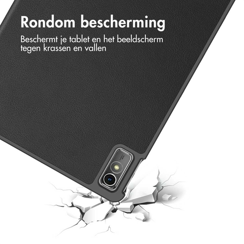 Accezz Trifold Bookcase Lenovo Tab M10 5G - Zwart, afbeelding 3