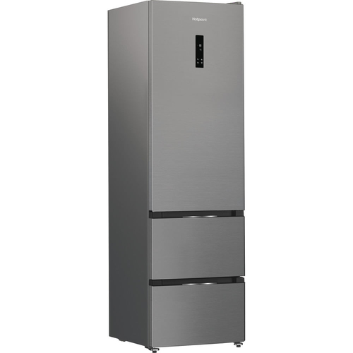 Hotpoint Hpkf 5351 XP4UK 204cm 60/40 Frost Free Fridge Freezer - Silver - E Rated, Silver - image 2
