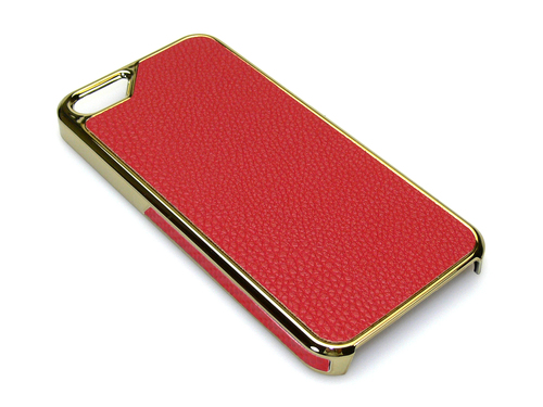 Sandberg Cover iPh 5/5S Red skin + Gold