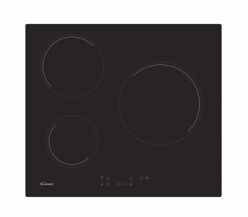 Candy CH63CT/1 Black Built-in Ceramic hob 3 zone(s)