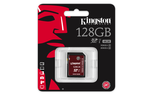 Kingston Technology SDXC UHS-I U3 (SDA3) 128GB – image 3