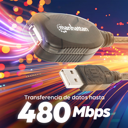 Cable USB - Extensi&oacute;n MANHATTAN 151573