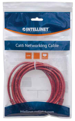 Intellinet Cable de red, Cat6, UTP